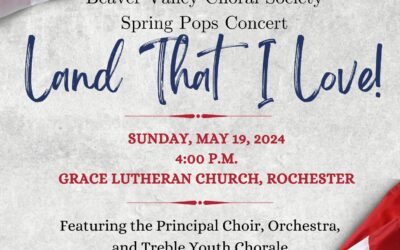 3rd Annual BVCS Pops Concert: “Land That I Love”, May 19th