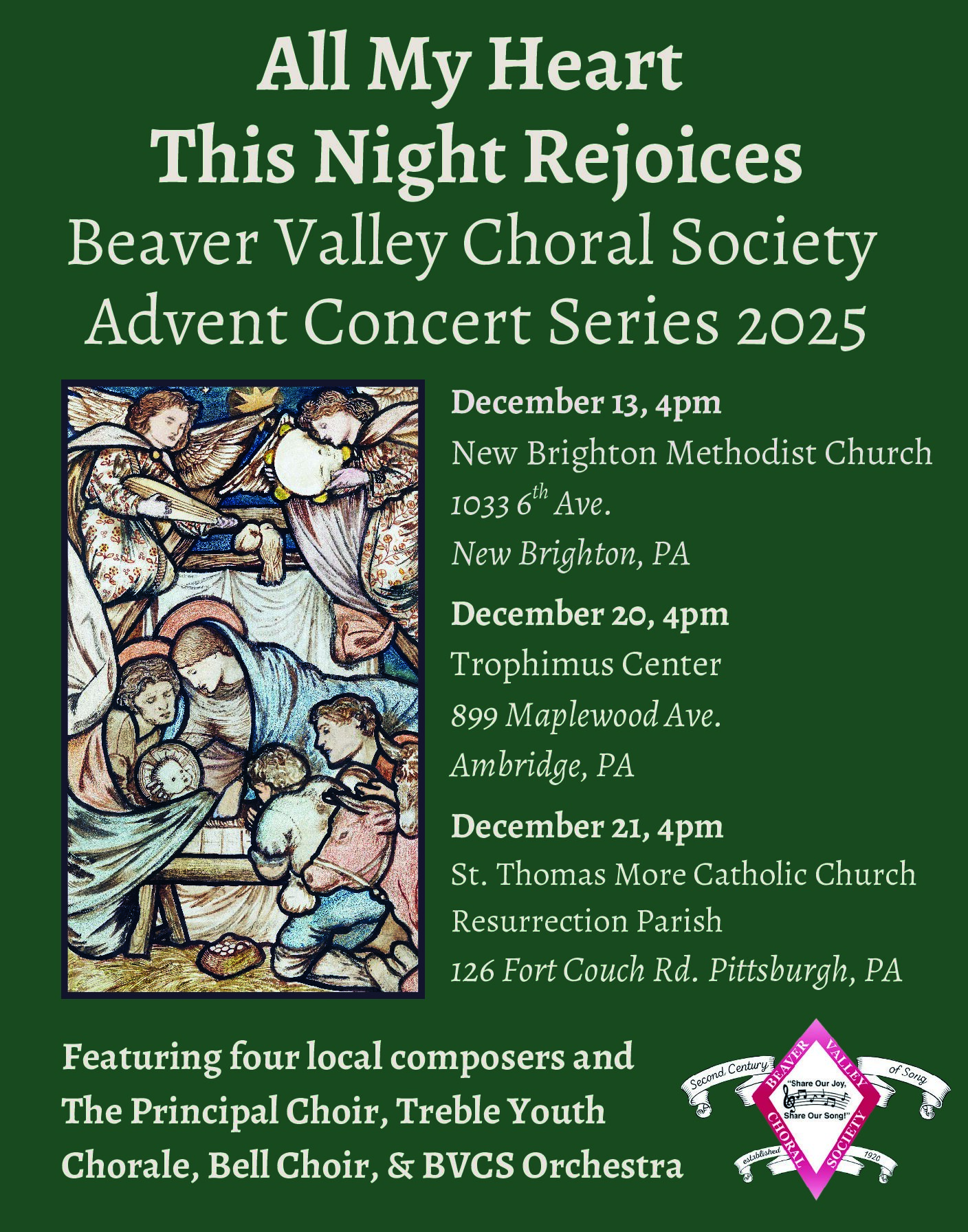 BVCS Presents Advent Concert Series “All My Heart This Night Rejoices”